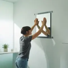 Jak powiesić lustro pod kątem - proste triki na stabilne zawieszenie