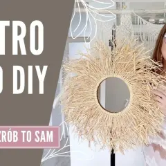 Jak zrobić lustro boho w prosty sposób - stwórz wyjątkową dekorację