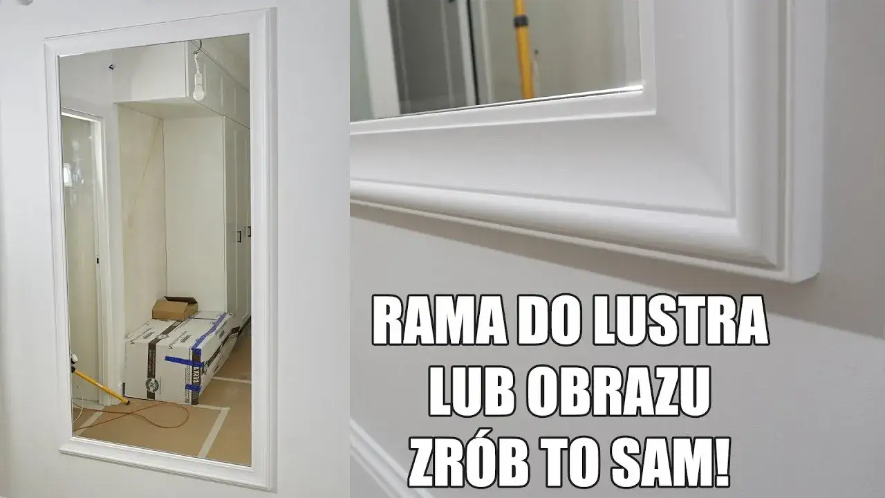 Zdjęcie Jak zrobić ramę do lustra ze styropianu - proste kroki i porady
